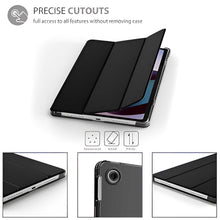 Load image into Gallery viewer, ProElite Case Cover for Lenovo Tab 10.1 inch 2025 Case, Smart Flip Case Cover for Lenovo Tab 10.1 inch 2025 Case Translucent Back with Stylus Pen [Auto Sleep Wake Feature], Black
