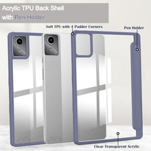 Load image into Gallery viewer, ProElite Cover for Lenovo idea Tab 11 inch 2025, Smart Flip Case Cover for Lenovo idea Tab 11 inch 2025 with Pen Holder, Lavender [Transparent Back]
