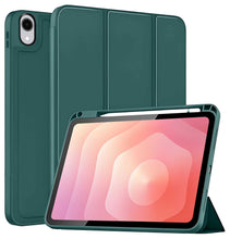 Load image into Gallery viewer, ProElite Cover for Samsung Galaxy Tab S11 11 inch case Cover, Soft Flexible Flip Case Cover for Samsung Galaxy Tab S11 11 inch with Pen Holder [Recoil Series] - Dark Green
