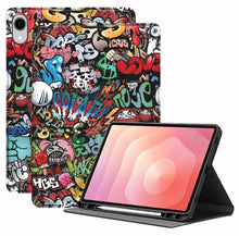 Load image into Gallery viewer, ProElite Book Cover Case for Samsung Galaxy Tab S11 11 inch, Smart flip case Book Cover for Samsung Galaxy Tab S11 11 inch with Pen Holder, Hippy

