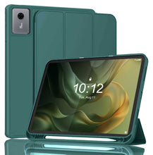 Load image into Gallery viewer, ProElite Cover for Motorola Pad 60 Neo 11 inch 2025 case Cover, Soft Flexible Flip Case Cover for Motorola Pad 60 Neo 11 inch 2025 with Pen Holder [Recoil Series] - Dark Green

