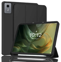 Load image into Gallery viewer, ProElite Cover for Motorola Pad 60 Neo 11 inch 2025 case Cover, Soft Flexible Flip Case Cover for Motorola Pad 60 Neo 11 inch 2025 with Pen Holder [Recoil Series] - Black
