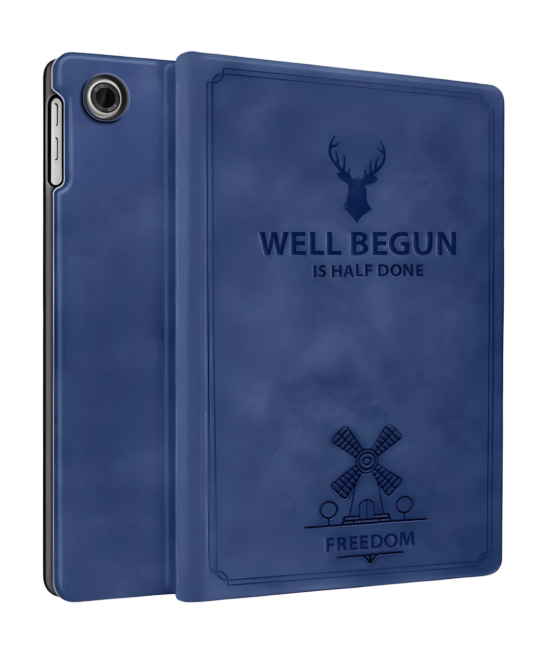 ProElite Cover for Lenovo Tab 10.1 inch 2025 Case Cover, Deer Smart Flip Case Cover for Lenovo Tab 10.1 inch 2025, Dark Blue