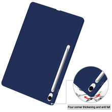 Load image into Gallery viewer, ProElite Cover for Samsung Galaxy Tab S10 FE Plus 13.1 inch, Soft Flexible Flip Case Cover for Samsung Galaxy Tab S10 FE Plus 13.1 inch Cover, [Recoil Series]- Dark Blue
