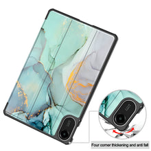Load image into Gallery viewer, ProElite Case Cover for Xiaomi Redmi Pad 2 11 inch Case, Slim Trifold Flip case Cover for Xiaomi Redmi Pad 2 11 inch Tablet [Auto Sleep Wake Feature], Marble Green
