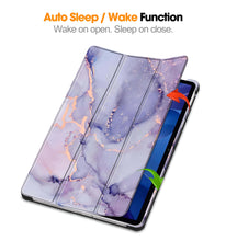 Load image into Gallery viewer, ProElite Case Cover for Xiaomi Redmi Pad 2 11 inch Case, Slim Trifold Flip case Cover for Xiaomi Redmi Pad 2 11 inch Tablet [Auto Sleep Wake Feature], Marble Purple
