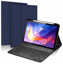 Load image into Gallery viewer, ProElite Keyboard case for Xiaomi Redmi Pad 2 11 inch, Magnetic Detachable Wireless Bluetooth Keyboard Xiaomi Redmi Pad 2 11 inch with Pen Holder, Dark Blue
