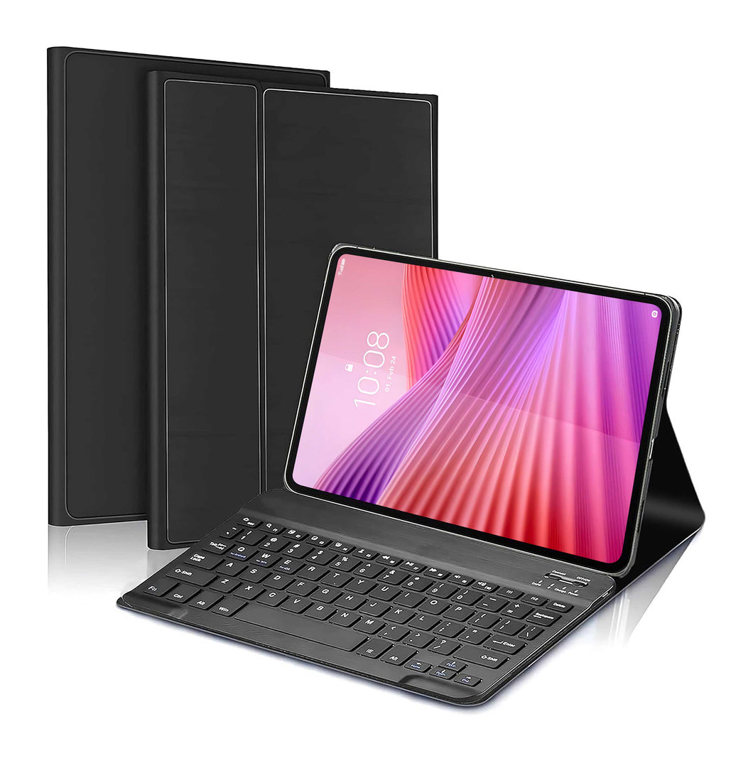 ProElite Keyboard Case for Lenovo Tab 10.1 inch 2025 Cover, Magnetic Detachable Wireless Bluetooth Keyboard for Lenovo Tab 10.1 inch 2025, Black