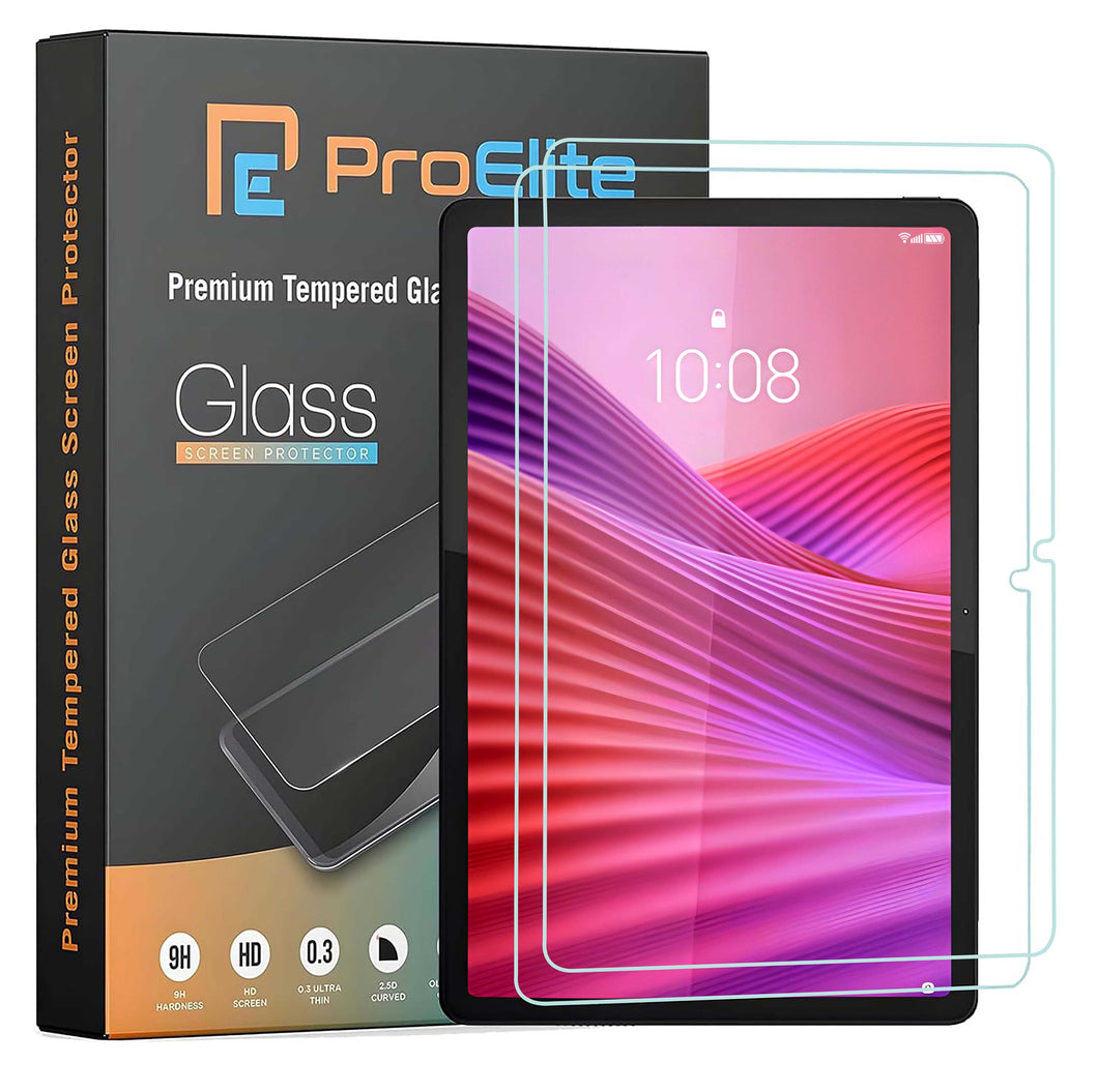 ProElite Tempered Glass Screen Protector for Lenovo Tab 10.1 inch 2025, Premium Tempered Glass Screen Protector for Lenovo Tab 10.1 inch 2025 [2 Pack]