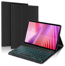 Load image into Gallery viewer, ProElite Keyboard case for Lenovo Tab 10.1 inch 2025, Magnetic Detachable Wireless Bluetooth Keyboard for Lenovo Tab 10.1 inch 2025 Built-in 7-Colors Backlit, Black
