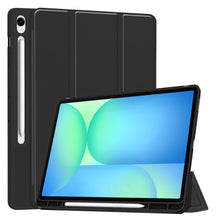 Load image into Gallery viewer, ProElite Cover for Samsung Galaxy Tab S10 FE Plus 13.1 inch, Soft Flexible Flip Case Cover for Samsung Galaxy Tab S10 FE Plus 13.1 inch Cover, [Recoil Series]- Black
