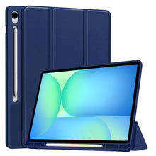 Load image into Gallery viewer, ProElite Cover for Samsung Galaxy Tab S10 FE Plus 13.1 inch, Soft Flexible Flip Case Cover for Samsung Galaxy Tab S10 FE Plus 13.1 inch Cover, [Recoil Series]- Dark Blue
