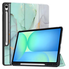 Load image into Gallery viewer, ProElite Cover for Samsung Galaxy Tab S10 FE Plus 13.1 inch, Soft Flexible Flip Case Cover for Samsung Galaxy Tab S10 FE Plus 13.1 inch Cover, [Recoil Series]- Marble Green
