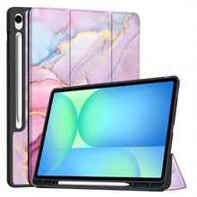 Load image into Gallery viewer, ProElite Cover for Samsung Galaxy Tab S10 FE Plus 13.1 inch, Soft Flexible Flip Case Cover for Samsung Galaxy Tab S10 FE Plus 13.1 inch Cover, [Recoil Series]- Marble Pink
