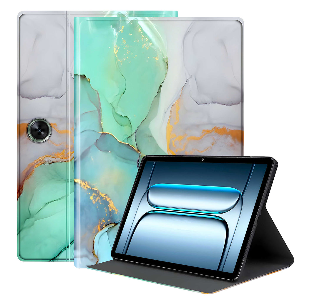 ProElite Book Cover Case for OnePlus Pad Lite 11 inch Cover, Smart flip case Book Cover for OnePlus Pad Lite 11 inch Tablet [Support Auto Sleep Wake Feature], Marble Green