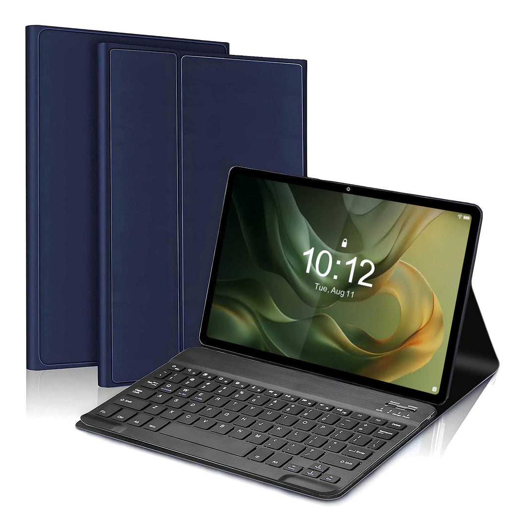 ProElite Keyboard Case for Motorola Pad 60 Neo 11 inch 2025 Cover, Magnetic Detachable Wireless Bluetooth Keyboard for Motorola Pad 60 Neo 11 inch 2025, Dark Blue