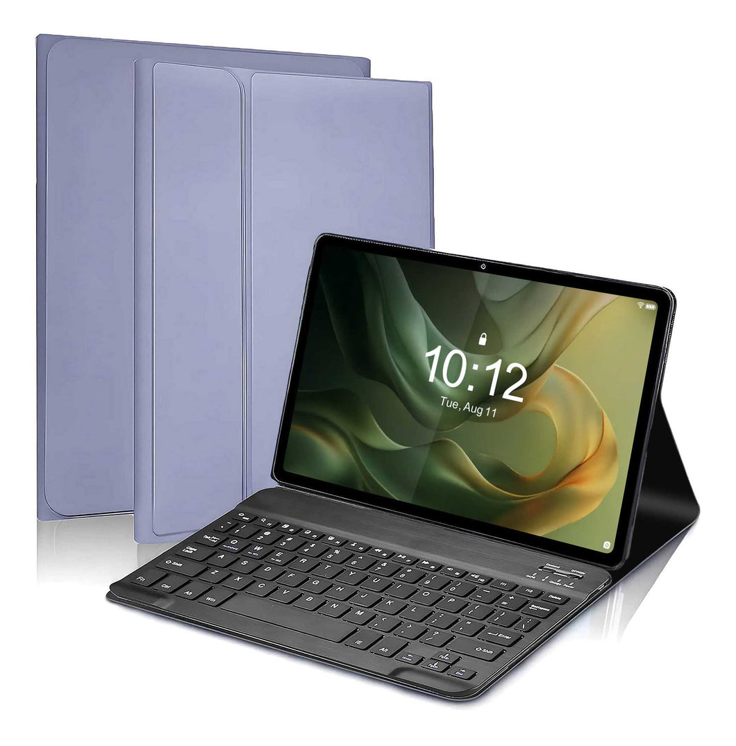 ProElite Keyboard Case for Motorola Pad 60 Neo 11 inch 2025 Cover, Magnetic Detachable Wireless Bluetooth Keyboard for Motorola Pad 60 Neo 11 inch 2025, Lavender