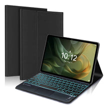 Load image into Gallery viewer, ProElite TouchPad Keyboard case for Motorola Pad 60 Neo 11 inch 2025, Magnetic Detachable Wireless Bluetooth TouchPad Keyboard Motorola Pad 60 Neo 11 inch 2025 (Built-in 7-Colors Backlit), Black
