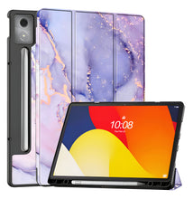 Load image into Gallery viewer, ProElite Cover for Moto Pad 60 Pro 12.7 inch 2025 case Cover, Soft Flexible Flip Case Cover for Moto Pad 60 Pro 12.7 inch 2025 [Recoil Series] - Marble Purple
