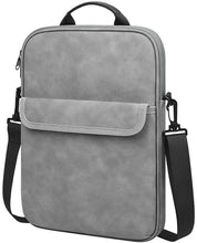 Load image into Gallery viewer, ProElite Tablet Sleeve Bag Upto 13 inch for iPad Air 13/Pro 13/Pro 12.9 Galaxy Tab S7/S8/S9 Plus/S7/S9 FE Plus 12.4&quot;, Lenovo Tab P12, idea tab pro, Yoga Tab Plus, Handle with Shoulder Strap, Dark Grey
