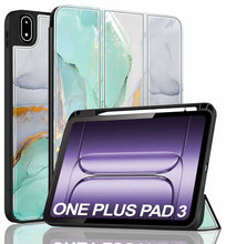 Load image into Gallery viewer, ProElite Cover for OnePlus Pad 3 13.2 inch 2025 case Cover, Soft Flexible Flip Case Cover for OnePlus Pad 3 13.2 inch 2025 with Pen Holder [Recoil Series] - Marble Green
