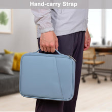 Load image into Gallery viewer, ProElite Polyster Tablet Sleeve Case Upto 11.5 inch for iPad 10.2/10.9/Pro 11/Lenovo/Galaxy Tab A9 Plus/S7/S8/S9/Realme Pad/Redmi Pad/Honor Pad X9/Mi Pad 7/Moto Tab G62/Oneplus Pad Tablet, Mist Blue
