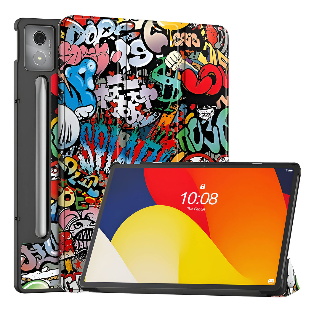 ProElite Cover for Moto Pad 60 Pro 12.7 inch 2025 Cover Case, Sleek Smart Flip Case Cover for Moto Pad 60 Pro 12.7 inch 2025 Support Auto Sleep Wake, Hippy