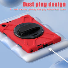 Load image into Gallery viewer, ProElite Cover for Lenovo Tab 10.1 inch 2025 Cover Case, Rugged 3 Layer Armor case Cover for Lenovo Tab 10.1 inch 2025 with Hand Grip &amp; Rotating Kickstand with Shoulder Strap, Red
