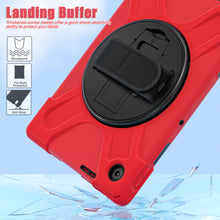 Load image into Gallery viewer, ProElite Cover for Lenovo Tab 10.1 inch 2025 Cover Case, Rugged 3 Layer Armor case Cover for Lenovo Tab 10.1 inch 2025 with Hand Grip &amp; Rotating Kickstand with Shoulder Strap, Red
