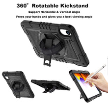 Load image into Gallery viewer, ProElite for Xiaomi Redmi Pad 2 11 inch Case, Rugged 3 Layer Armor case Cover for Xiaomi Redmi Pad 2 11 inch Case with Hand Grip and Rotating Kickstand with Shoulder Strap, Black
