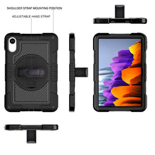 Load image into Gallery viewer, ProElite for Xiaomi Redmi Pad 2 11 inch Case, Rugged 3 Layer Armor case Cover for Xiaomi Redmi Pad 2 11 inch Case with Hand Grip and Rotating Kickstand with Shoulder Strap, Black
