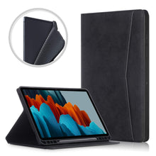 Load image into Gallery viewer, ProElite Smart Multi Angle case Cover for Samsung Galaxy Tab S8 Plus/S7 Plus/S7 FE 12.4 Inch SM-T970/T975/T976/X800/X806 Black
