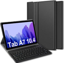 Load image into Gallery viewer, ProElite Detachable Wireless Bluetooth Keyboard flip case Cover for Samsung Galaxy Tab A7 10.4&quot; SM-T500/T505/T507, Black

