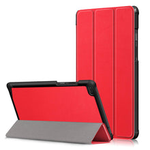 Load image into Gallery viewer, ProElite Smart Trifold Flip case Cover for Samsung Galaxy Tab A 10.1&quot; T510/T515 [Red]
