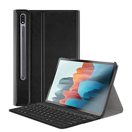 ProElite Detachable Wireless Bluetooth Keyboard flip case Cover for Samsung Galaxy Tab S8 Plus/ S7 Plus / S7 FE 12.4