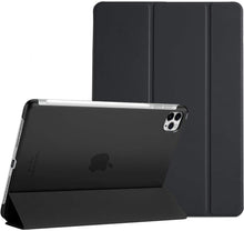 Load image into Gallery viewer, ProElite Smart Flip Case Cover for Apple iPad pro 12.9 2020 ,Translucent &amp; Hard Back, Black
