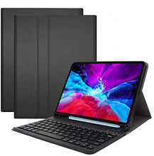 Load image into Gallery viewer, ProElite Detachable Wireless Bluetooth Keyboard flip case Cover for Samsung Galaxy tab S6 Lite 10.4 Inch SM-P610/P615 with S Pen Holder, Black
