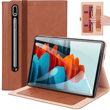 Load image into Gallery viewer, ProElite Business Smart Case Cover for Samsung Galaxy Tab S8/S7 11&quot; SM-T870/T875/X700/X706 [Brown]
