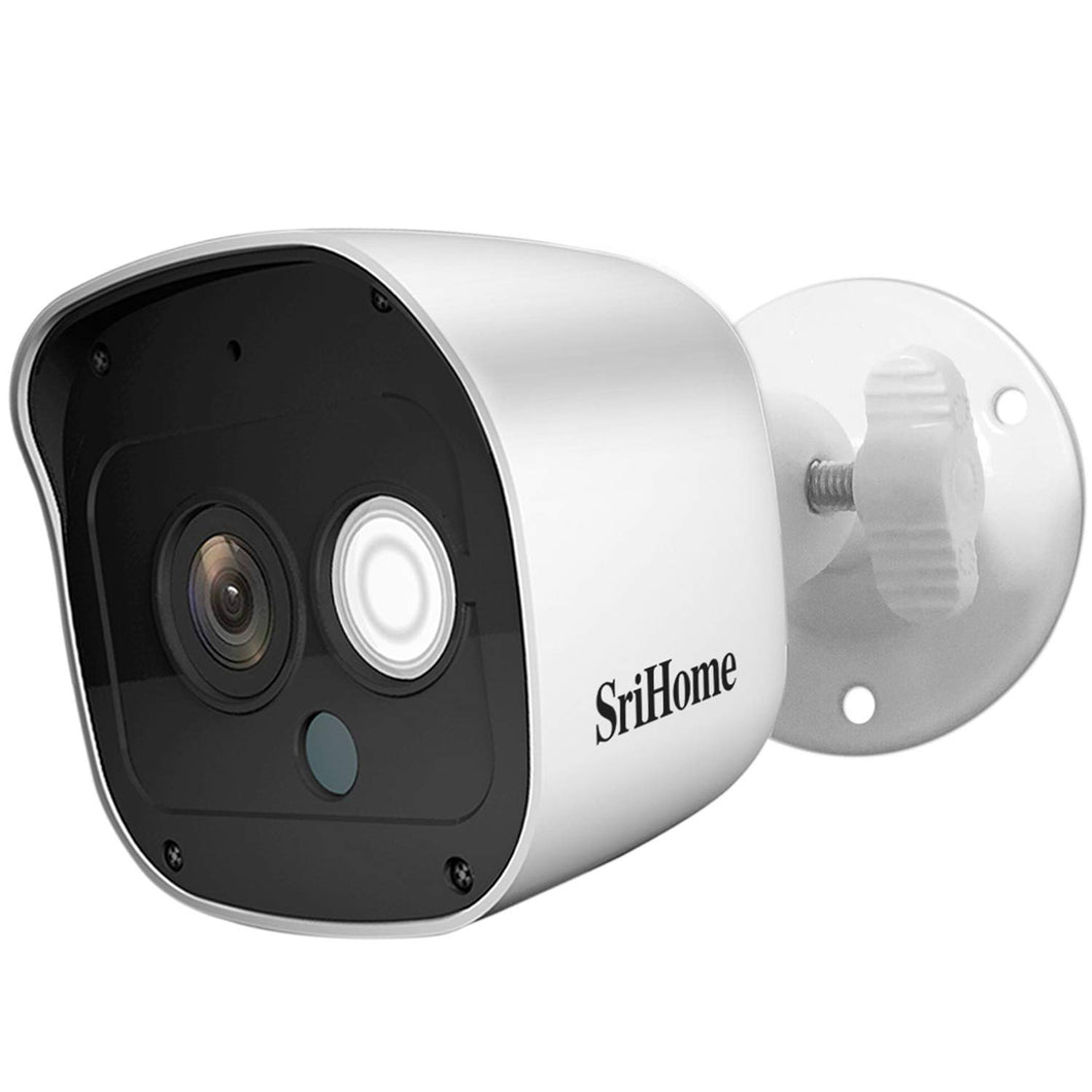 Srihome SH029 3MP Ultra HD 1296p Wireless WiFi Waterproof Indoor/Outdoor IP Security Camera CCTV with 2 Way Audio