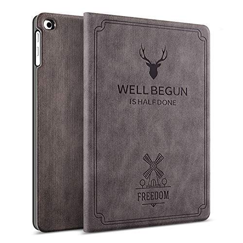 ProElite Deer Flip case Cover for Samsung Galaxy Tab A 8 inch SM-T290/SM-T295 (Coffee)