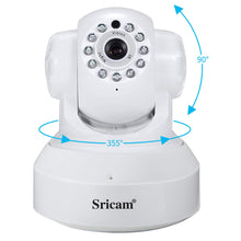Load image into Gallery viewer, Sricam 2MP 1080p SP005 WiFi Wireless IP Camera CCTV Security Camera, White
