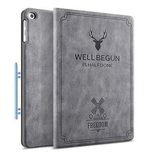 Load image into Gallery viewer, ProElite Deer Flip case Cover for Samsung Galaxy Tab S6 Lite 10.4 Inch SM-P610/P615 (Supports S Pen Magnetic Attachment), Grey
