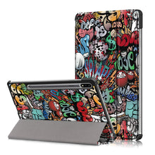Load image into Gallery viewer, ProElite Smart Trifold Flip case Cover for Samsung Galaxy Tab S8/ S7 11&quot; SM-T870/T875/X700/X706, Support S Pen Magnetic Attachment [Hippy]
