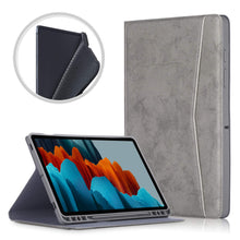 Load image into Gallery viewer, ProElite Smart Multi Angle case Cover for Samsung Galaxy Tab S8 Plus/S7 Plus/S7 FE 12.4 Inch SM-T970/T975/T976/X800/X806 Grey
