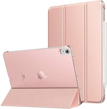Load image into Gallery viewer, ProElite Smart Flip Case Cover for Apple iPad Air 4th/5th Gen 10.9 inch , Translucent Back, Rose Gold
