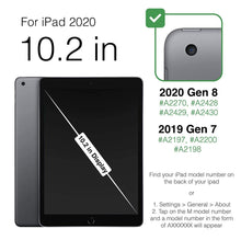 Load image into Gallery viewer, ZUGU CASE Muse Protective Case/Cover Designed for Apple ipad 7th/8th/9th Gen (2021) 10.2 inch Magnetic Stand - Black
