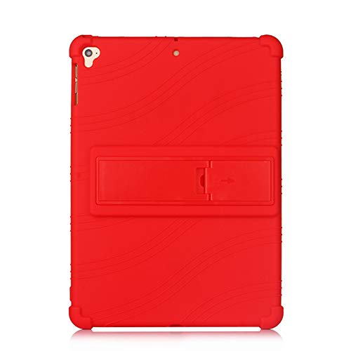 ProElite Soft Silicon Back case Cover with Stand for Apple iPad 9.7