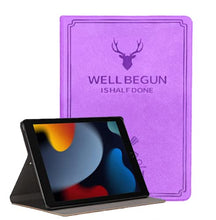 Load image into Gallery viewer, ProElite Smart Deer Flip case Cover for Apple iPad 10.2&quot; 9th Gen (2021) 8th Gen/7th Gen, Purple
