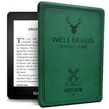 Load image into Gallery viewer, ProElite Smart Deer Flip case Cover for Amazon Kindle Paperwhite 6.8&quot; 11th Generation (Dark Green) [Fits Signature Edition Also]
