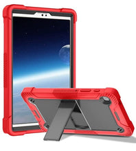 Load image into Gallery viewer, ProElite Rugged Shockproof Heavy Duty Back Case Cover for Samsung Galaxy Tab A7 Lite 8.7&quot; SM-T220/T225, with S Pen Holder, Red

